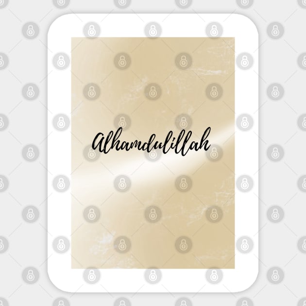 Alhamdulillah Sticker by The Brothers Geek Out Podcast